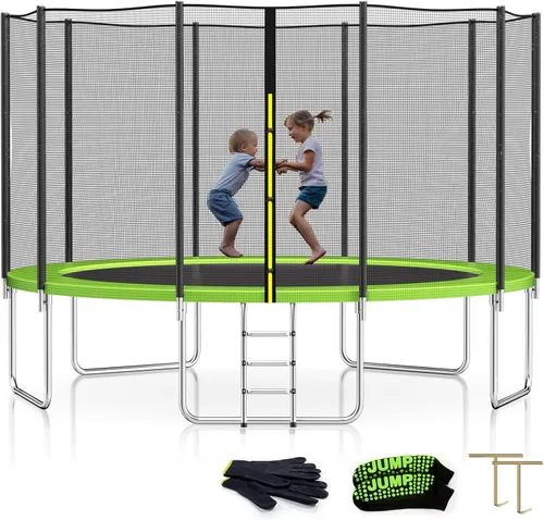 Vista 12 de SKOK Trampoline for Kids,400LBS Outdoor Trampoline with Net-ASTM Approved Trampoline for Children and Adults