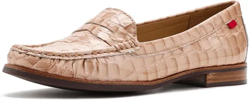Vista 23 de Mocasines Penny de piel auténtica cómodos sin cordones para mujer