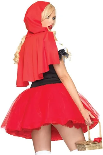 Vista 8 de CHILDWEET Traje de cosplay con velo, disfraz rojo, disfraz de Aldult Cosplay