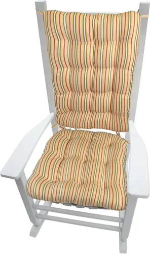 Vista 19 de Barnett Home Decor Bravo - Cojines para silla mecedora, relleno de espuma de látex, 16.5 x 18 pulgadas y cojín de respaldo de 21 x 16 pulgadas
