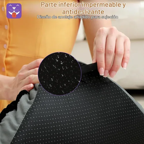 Vista 4 de POCBLUE Camas lavables para perros para jaulas, alfombrilla pequeña de felpa para jaulas, almohadilla antideslizante para jaulas para uso en Negro