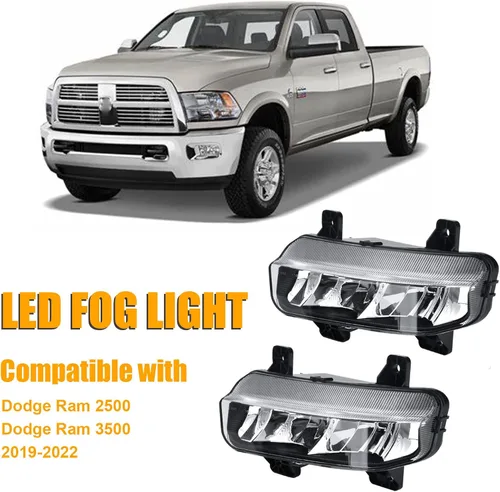 Vista 6 de Lochnchn Kit de cableado de luz antiniebla LED con soporte de lámpara, interruptor de cables compatible con Dodge Ram 2500 3500 2019-2022 lámpara