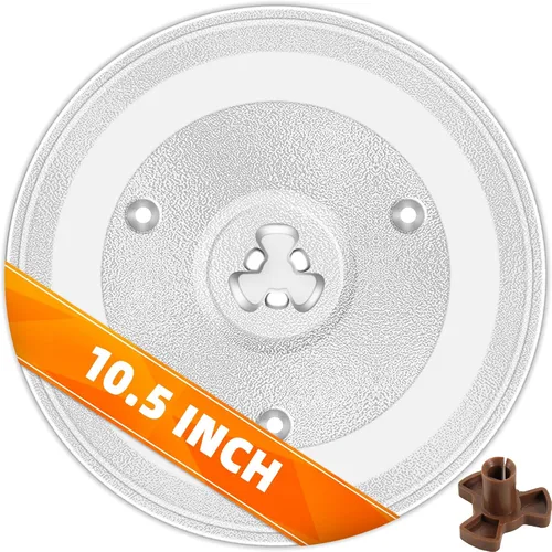 Vista 8 de Reemplazo de platos giratorios de microondas de 10 pulgadas, placa de vidrio para microondas compatible con Whirlpool, la pieza de repuesto exacta
