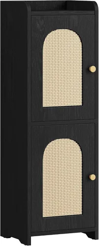 Vista 15 de Hzuaneri Gabinete de almacenamiento del cuarto de baño, pequeño gabinete Blanco