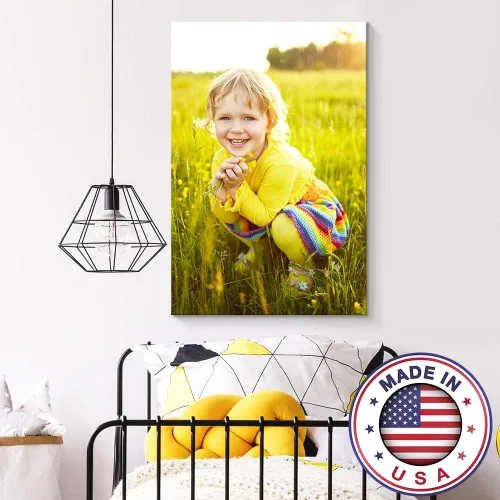 Vista 2 de NWT Impresiones de lienzo personalizadas con tus fotos para niños mayores, cuadros de lienzo personalizados para pared para imprimir enmarcadas