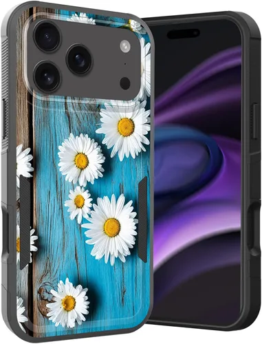 Vista 35 de Funda para iPhone Air, doble capa híbrida resistente resistente a prueba de golpes de policarbonato duro + funda protectora de silicona suave