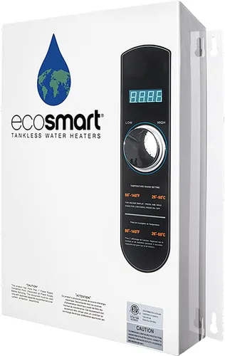 Vista 9 de EcoSmart ECO 18 - Calentador de agua eléctrico sin tanque, 18 KW a 240 voltios, con tecnología patentada de modulación automodulante, 17 x 14 x 3.5