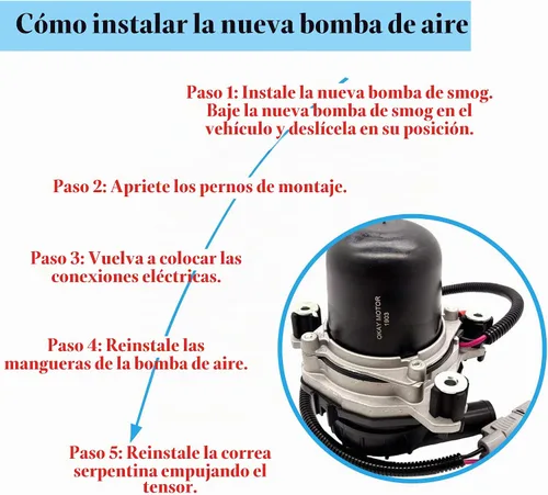 Vista 7 de Bomba secundaria de inyección de aire para 07 – 13 Lexus LX570 Toyota Sequoia Tundra V8.