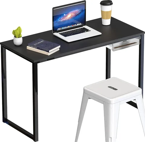 Vista 4 de Cajones para debajo del escritorio para organización, cajón extraíble debajo de la mesa con labio, cajón de lápices acoplable debajo del estante