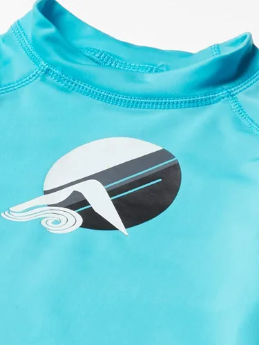 Vista 2 de Kanu Surf Boys' Paradise UPF 50+ Sun Protective Rashguard Swim Shirt