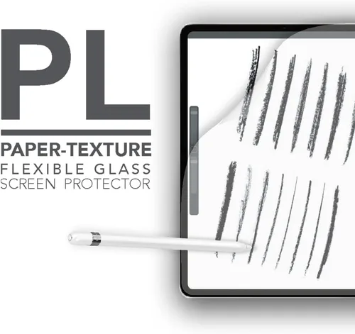 Vista 4 de Armor Protector de pantalla flexible con textura de papel de vidrio para iPad Pro de 12.9 pulgadas (3ª/4ª/5ª/6ª generación), antirreflejos