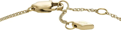 Vista 3 de Fossil Pulsera de cadena de acero inoxidable para mujer