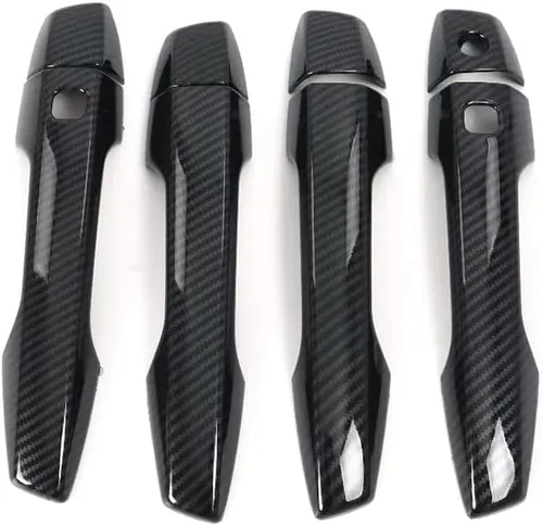 Vista 6 de Accesorios de automóvil aptos para Mitsubishi New Outlander 2022 2023 Cubierta de manija de puerta exterior con orificios de entrada inteligentes