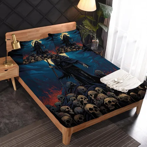Vista 17 de Anchor Sheets - Juego de sábanas tamaño Queen, sábanas náuticas, de microfibra suave y bolsillo profundo, sábanas y fundas de almohada estampadas