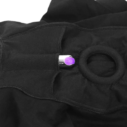 Vista 7 de Arnés corto con correa para sexo para parejas para mujeres y hombres, correa en consolador para su correa para enganchar, correa unisex lesbiana
