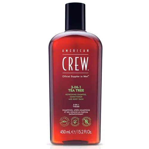 Vista 18 de AMERICAN CREW Manzanilla y pino 3 en 1, champú, acondicionador y gel de baño para hombres, regalo de cuidado del cabello para él, fragancia calmante