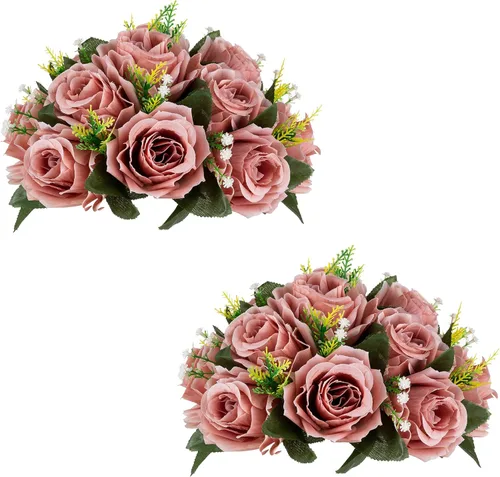 Vista 47 de Centros de mesa de flores para mesas de boda: decoraciones de mesa de Halloween, bolas de flores negras, centros de mesa para compromiso, ceremonia