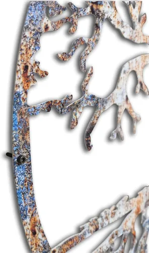 Vista 6 de Venovez Árbol de la vida Arte de pared Opción de madera o metal Decoración del hogar, decoración de oficina, colgante de pared Árbol redondo Regalo