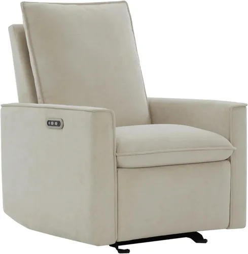 Vista 13 de Nurture& El sillón reclinable Porto Power Glider para guardería Carbón