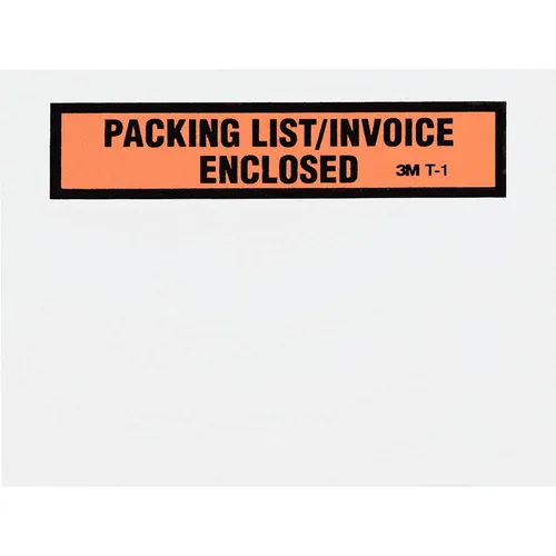 Vista 2 de 3M Top Imprimir Lista de Embalaje Sobre PLE-T1, 4-1/2 in x 5-1/2 in, 100 por caja