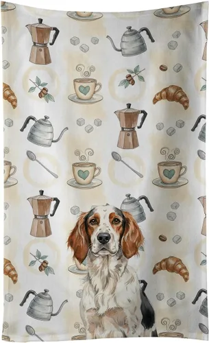 Vista 397 de Caroline's Treasures Afghan Hound - Toalla de cocina para barra de café, terciopelo frontal y lazo de algodón, lavable a máquina Sabueso afgano