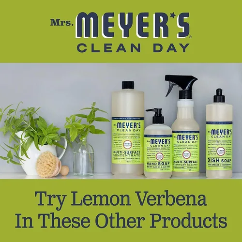 Vista 3 de Mrs. MEYER'S CLEAN DAY - Repuesto de jabón líquido para platos Lemon Verbena, 48 onzas líquidas (paquete de 6)