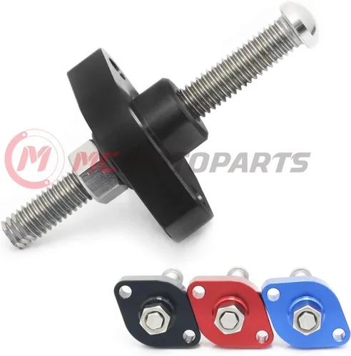 Vista 3 de MC MOTOPARTS CNC ajustable HP Manual Cam cadena tensor para Yamaha WR450F + WR250F + FZS1000 Fazer + YZF R1 + YZ250FX, Negro