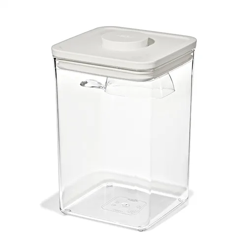 Vista 18 de OXO Good Grips Recipiente POP para mascotas – 2.6 L/2.8 Qt Ideal para hasta 3 libras de comida para perros o 2 libras de comida para gatos Blanco