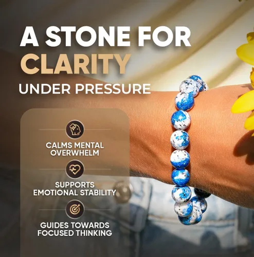 Vista 9 de Conscious Items Pulseras espirituales para mujeres y hombres, pulsera de cristal curativo con piedras naturales para meditación, alineación