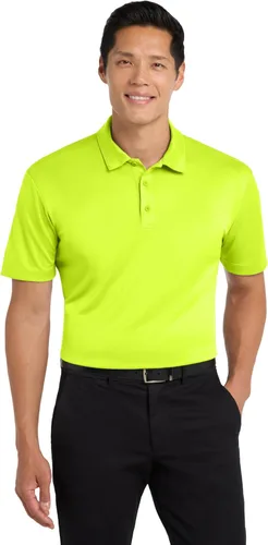 Vista 18 de Port Authority Polo unisex de seda Touch Performance Negro