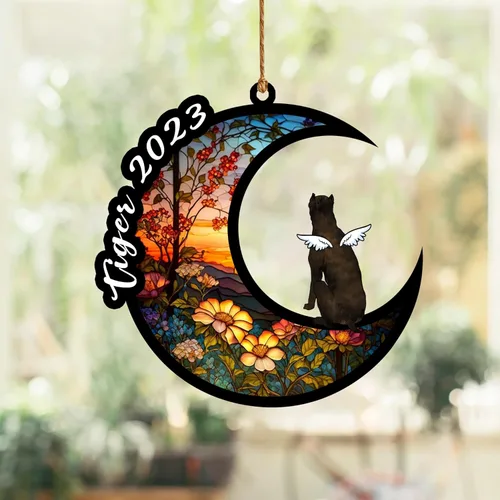 Vista 174 de Nazenti Atrapasoles conmemorativo para perros, adornos de Navidad personalizados para perros, adorno de Navidad, regalos conmemorativos para perros