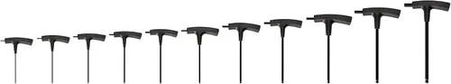 Vista 14 de TEKTON Juego de llaves hexagonales con mango en T, 8 piezas (0.079-0.394 in) KTX90203