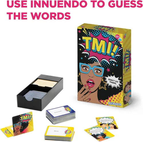 Vista 3 de TMI - Divertido juego de cartas de fiesta con humor sugerente - No vayas allí, demasiada información - para mayores de 17 años - con 4 o más