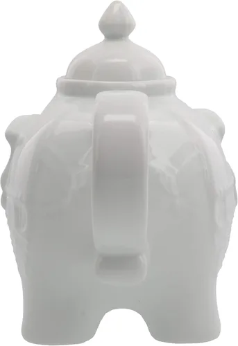 Vista 3 de BIA Cordon Bleu Tetera elefante de 28 onzas, color blanco (901194S1SIOC)