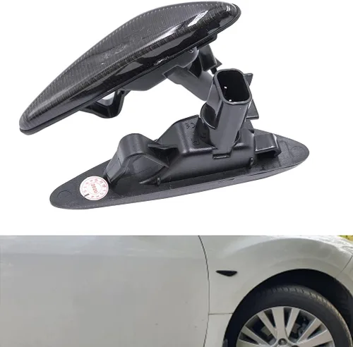 Vista 6 de Luces LED dinámicas de marcador lateral ámbar para M-azda Miata MX5 2016-2021