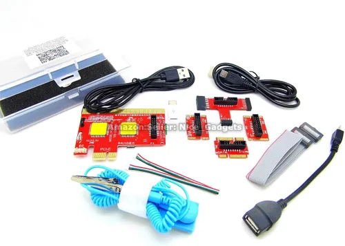 Vista 9 de Nuevo V8 PCIe USB Post Tarjeta de prueba de placa base Kit de diagnóstico de diagnóstico USB único para PC portátil servidor todo en uno Mini PC Mac