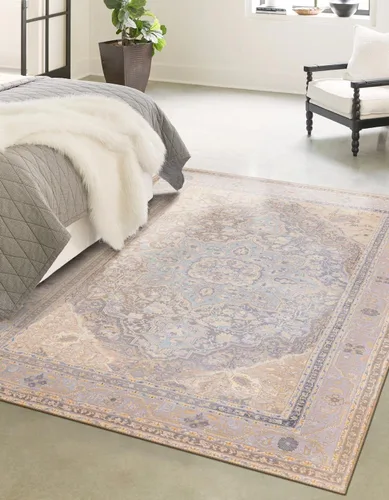 Vista 12 de Unique Loom Timeless Collection - Alfombra de área (2 pies x 3 pies 1 pulgada, ovalada, crema/marfil)
