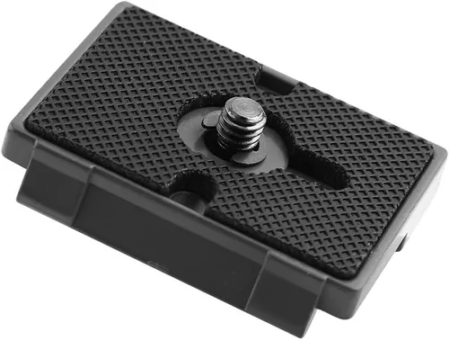 Vista 4 de Tbest Manfrotto - Placa de liberación rápida, soporte para cámara, orificio para tornillo de 1/4, compatible con cámara, trípode
