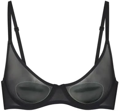 Vista 4 de Secret Silicone Bra Inserts - Clear Gel Push Up Breast Pads - Soft Silicone Cleavage Enhancer