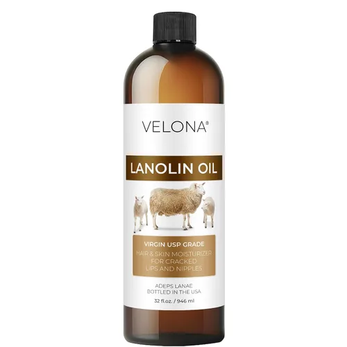Vista 8 de velona Aceite de lanolina grado USP 2 fl oz Aceite portador 100% puro y natural Refinado, prensado en frío Hidratante para piel, cabello
