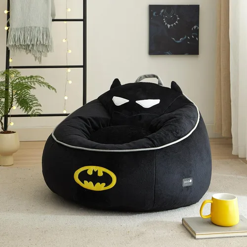 Vista 6 de Batman Hillside by Pod - Cómodo puf para niños, tela duradera, ideal para salas de juegos y dormitorios