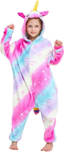 Vista 2 de Disfraz de unicornio para niñas, disfraz de Halloween, Navidad
