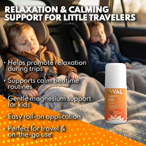 Vista 8 de VAL Happy Kids Travel - Roll-On de magnesio (1.7 oz)