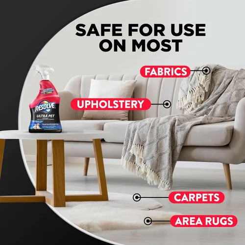 Vista 9 de Resolve Spray limpiador de alfombras Ultra Pet – para eliminar manchas y olores de mascotas, 32 onzas