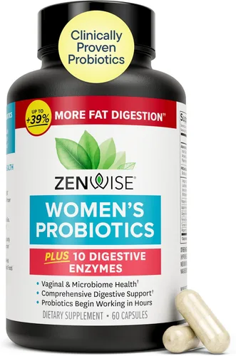 Vista 9 de Zenwise Health Tribióticos, probióticos, prebióticos para mujeres - 60 CT