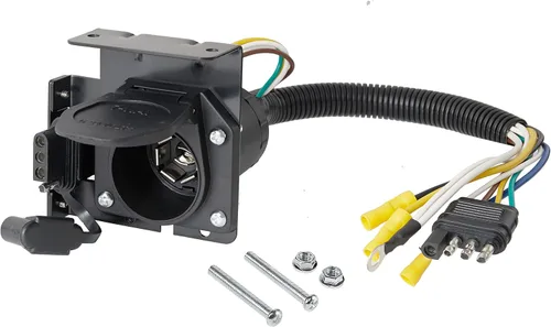 Vista 6 de Oyviny Arnés de cableado de remolque personalizado de 4 vías 55315 para Chevy y GMC C/K Pickup 1988-2000 + adaptador