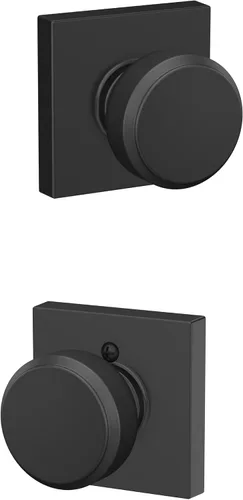 Vista 18 de SCHLAGE Pomo de bloqueo sin giro, latón antiguo (F170 ORB 609) (paquete de 2)