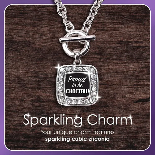 Vista 5 de Inspired Silver - Collar de plata con dije circular de 18 pulgadas con joyas de circonita cúbica