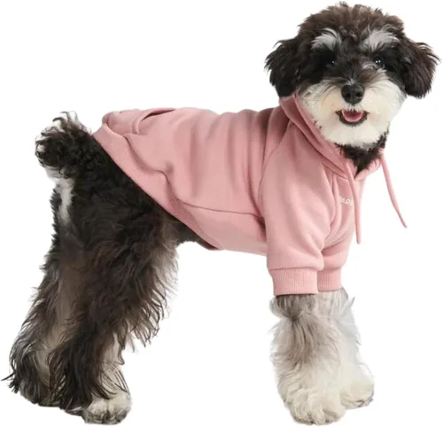 Vista 23 de Spark Paws Sudadera con capucha para perro, suéter de primera calidad para perros pequeños, medianos y grandes Trajes cálidos para bulldogs