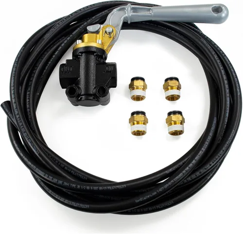 Vista 2 de HornBlasters Kit de válvula de aire manual de 1/2 '' - 1/2 '' NPT para bocinas de aire y tren - Incluye válvula, línea aérea y accesorios